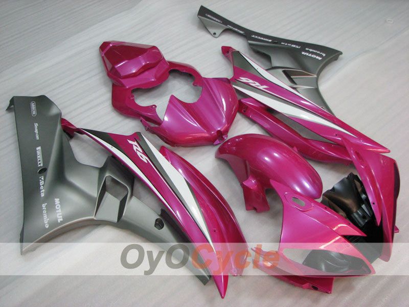 Kit carenatura a iniezione per YZF-R6 06-07 - Grigio, Rosa - MOTUL #OYO87905901 Immagine secondaria del prodotto