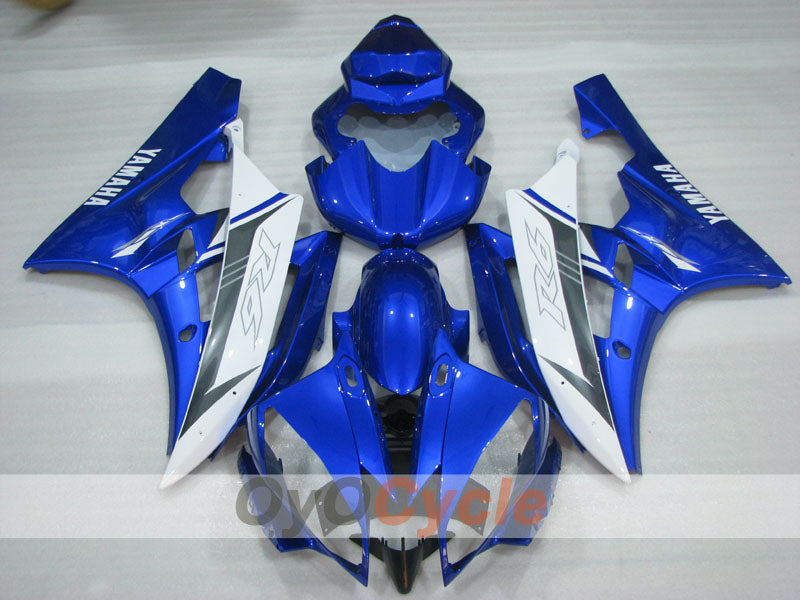 Kit carene a iniezione per YZF-R6 06-07 - Blu, Bianco - Stile Fabbrica #OYO87905903 Immagine secondaria del prodotto