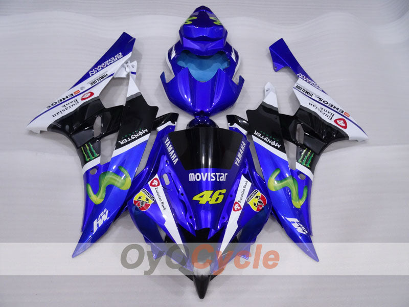 Kit carene a iniezione per YZF-R6 06-07 - Blu, Bianco, Nero - Monster #OYO87905894 Immagine secondaria del prodotto