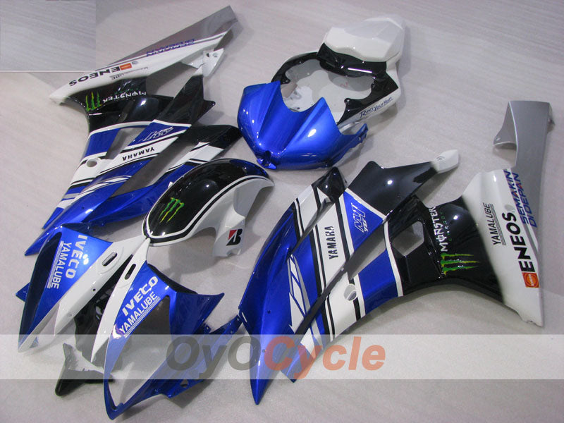 Kit carenatura a iniezione per YZF-R6 06-07 - Blu, Bianco, Nero - Monster #OYO87905904 Immagine secondaria del prodotto