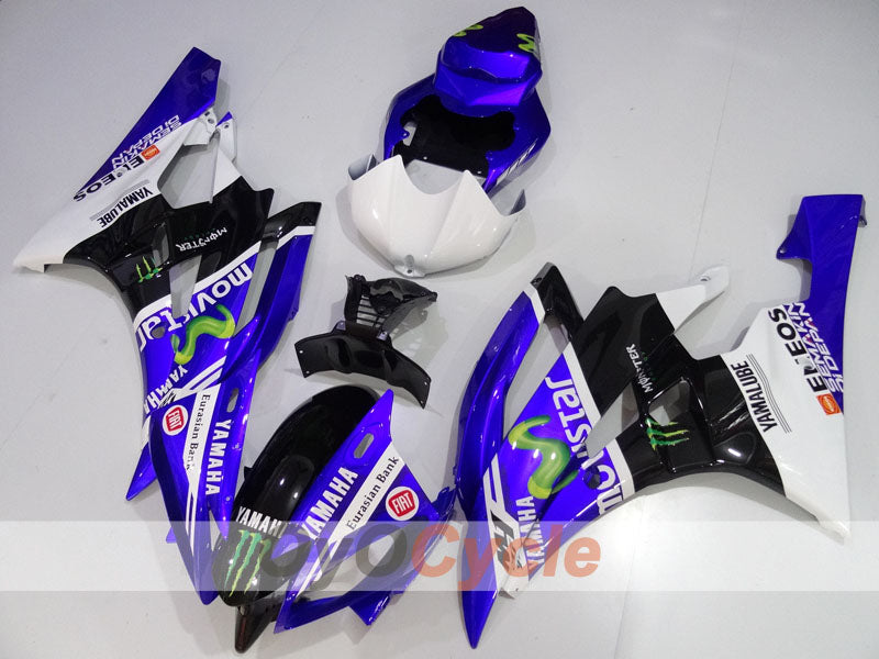 Carena a iniezione per YZF-R6 06-07 - Blu, Bianco, Nero - Monster #OYO87905908 Immagine secondaria del prodotto