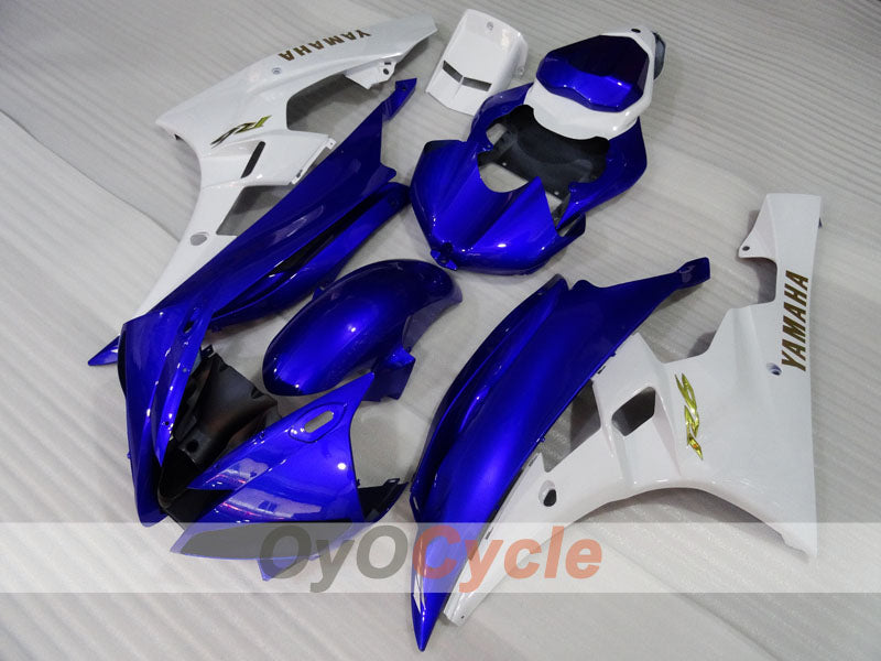 Kit carene a iniezione per YZF-R6 06-07 - Blu, Bianco - Stile Fabbrica #OYO87905909 Immagine secondaria del prodotto