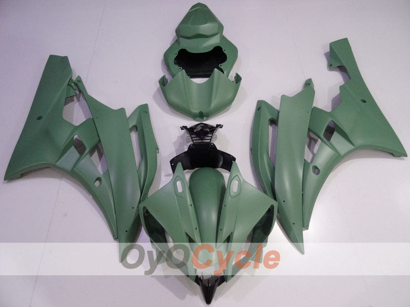 Carenatura a iniezione per YZF-R6 06-07 - Verde Militare, Opaco - Stile Originale #OYO87905910 Immagine secondaria del prodotto