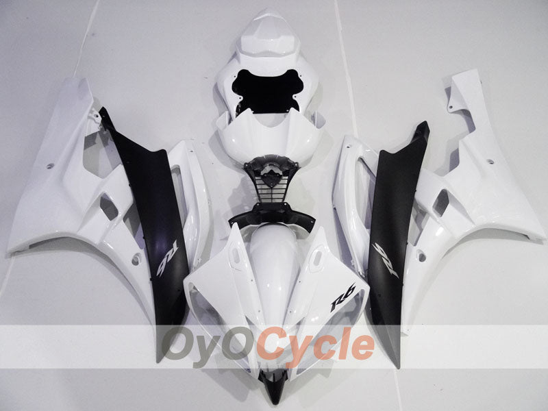 Kit carene a iniezione per YZF-R6 06-07 - Bianco, Nero - Stile fabbrica #OYO87905911 Immagine secondaria del prodotto