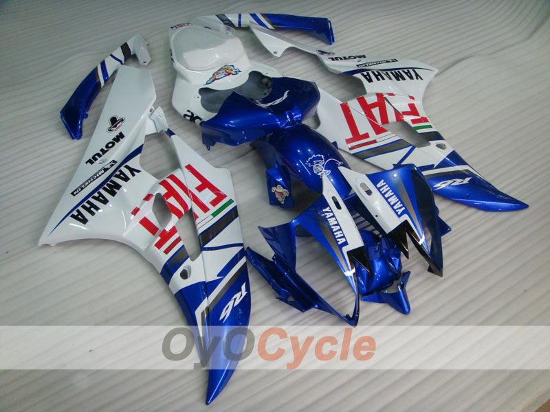 Kit carene a iniezione per YZF-R6 06-07 - Blu, Bianco - FIAT, MOTUL #OYO87905916 Immagine secondaria del prodotto