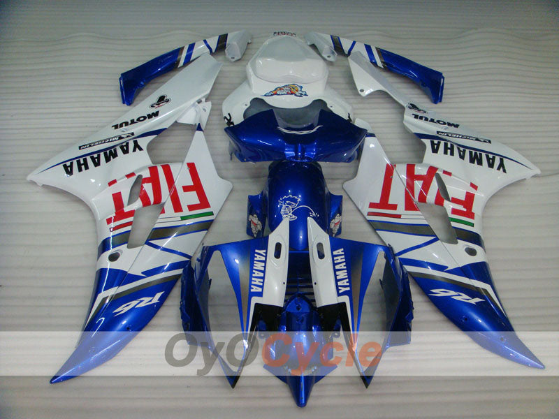 Kit carene a iniezione per YZF-R6 06-07 - Blu, Bianco - FIAT, MOTUL #OYO87905916 Immagine principale del prodotto