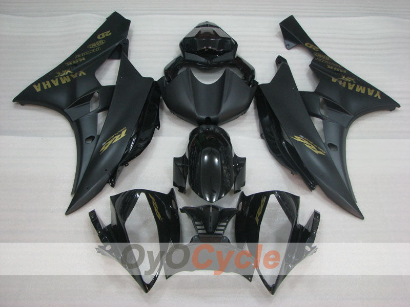 Kit carenatura a iniezione per YZF-R6 06-07 - Nero, Opaco - Stile originale #OYO87905922 Immagine secondaria del prodotto