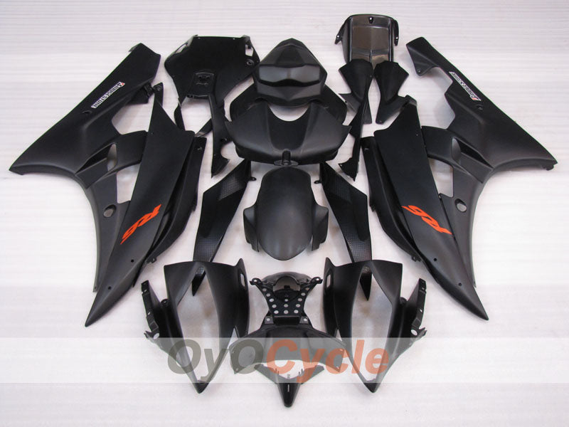 Kit carenatura a iniezione per YZF-R6 06-07 - Nero, Opaco - Stile originale #OYO87905923 Immagine secondaria del prodotto