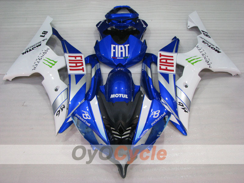 Kit carene a iniezione per YZF-R6 08-16 - Blu, Bianco - Monster #OYO87905926 Immagine secondaria del prodotto