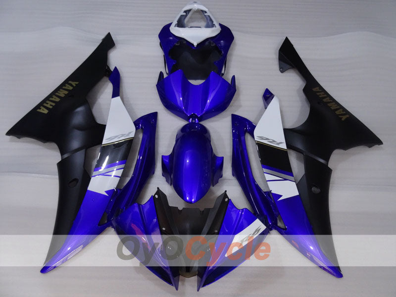 Carenatura a iniezione per YZF-R6 08-16 - Blu, Nero, Opaco - Stile originale #OYO87905928 Immagine secondaria del prodotto