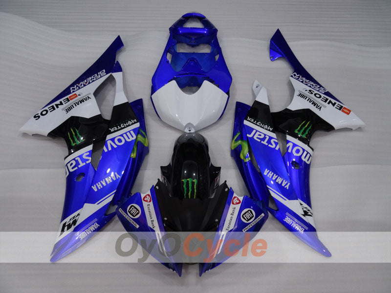 Kit carene a iniezione per YZF-R6 08-16 - Blu, Bianco, Nero - Monster #OYO87905929 Immagine secondaria del prodotto