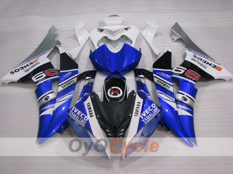 Kit carene a iniezione per YZF-R6 08-16 - Blu, Bianco, Nero - ENEOS #OYO87905930 Immagine secondaria del prodotto