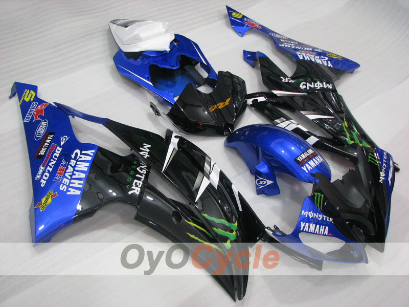 Kit Carena a Iniezione per YZF-R6 08-16 - Blu, Nero - Monster #OYO87905932 Immagine principale del prodotto