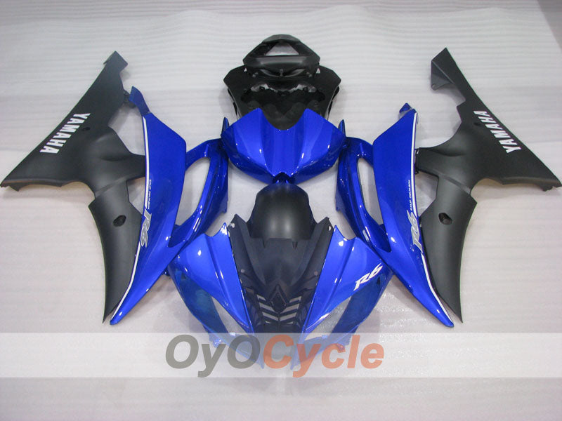 Kit carenatura a iniezione per YZF-R6 08-16 - Blu, Nero - Stile di fabbrica #OYO87905934 Immagine secondaria del prodotto