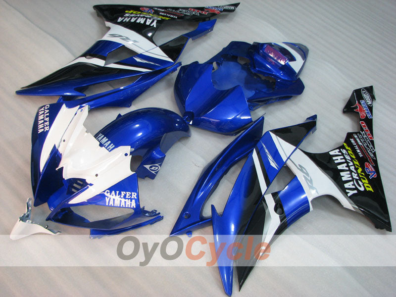 Kit carene a iniezione per YZF-R6 08-16 - Blu, Bianco, Nero - DUNLOP #OYO87905936 Immagine secondaria del prodotto