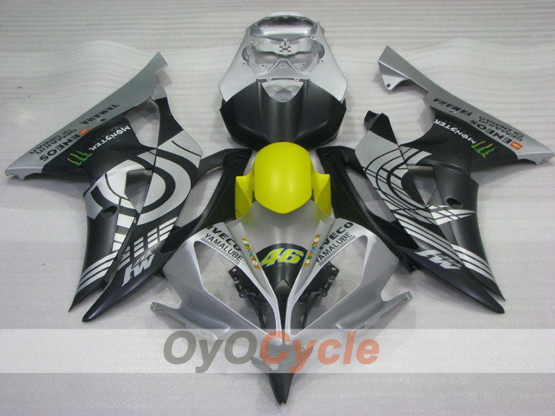 Kit carene a iniezione per YZF-R6 08-16 - Nero, Grigio - Monster #OYO87905937 Immagine secondaria del prodotto