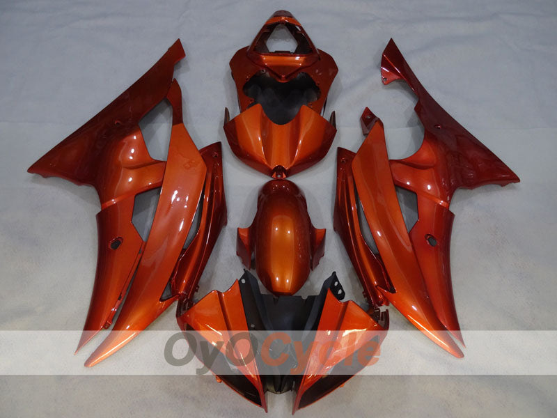 Kit carene a iniezione per YZF-R6 08-16 - Arancione, Nero - Stile Factory #OYO87905939 Immagine secondaria del prodotto