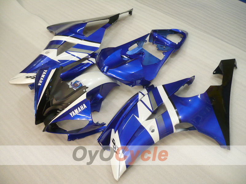 Kit carene a iniezione per YZF-R6 08-16 - Blu, Bianco, Nero - Stile di fabbrica #OYO87905941 Immagine principale del prodotto