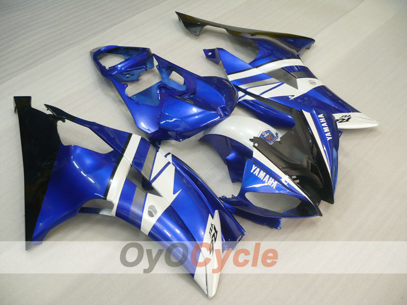 Kit carene a iniezione per YZF-R6 08-16 - Blu, Bianco, Nero - Stile di fabbrica #OYO87905941 Immagine secondaria del prodotto