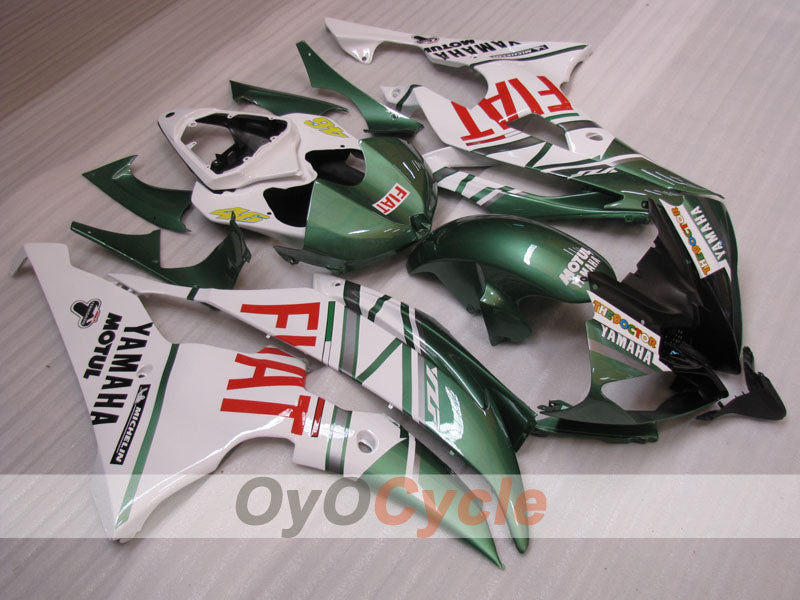 Kit Carene a Iniezione per YZF-R6 08-16 - Verde Militare, Bianco - FIAT #OYO87905943 Immagine principale del prodotto