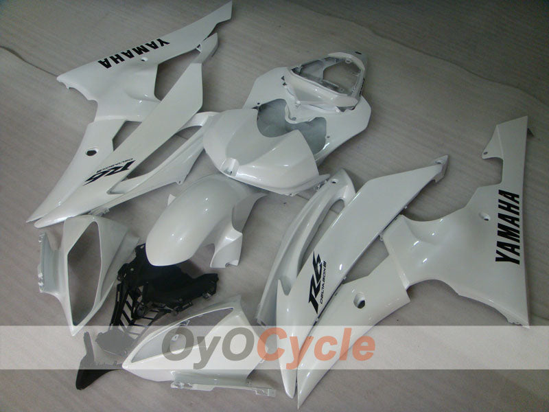 Kit carenatura a iniezione per YZF-R6 08-16 - Bianco - Stile Fabbrica #OYO87905944 Immagine secondaria del prodotto