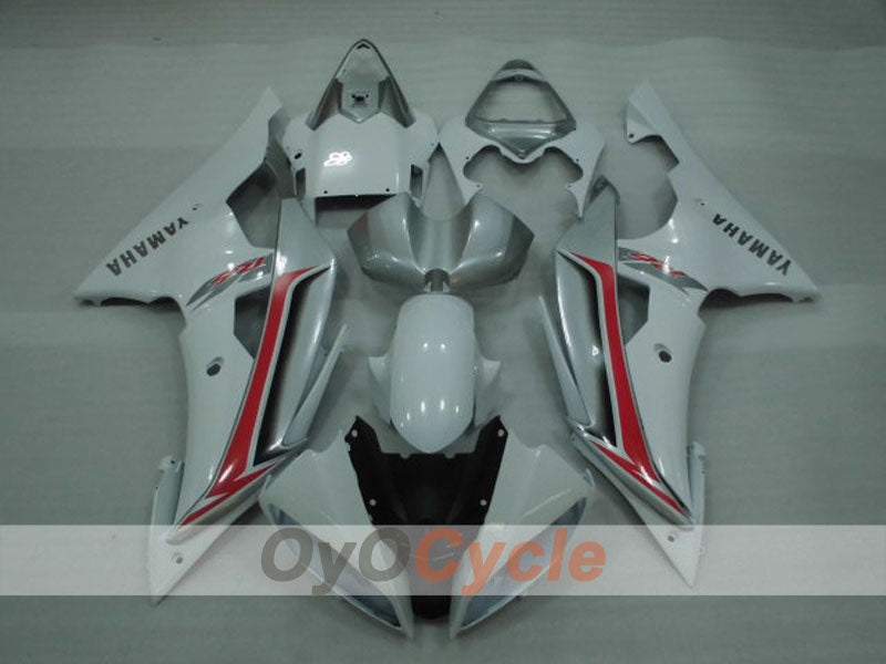 Kit Carene a Iniezione per YZF-R6 08-16 - Bianco, Argento - Stile di Fabbrica #OYO87905946 Immagine secondaria del prodotto