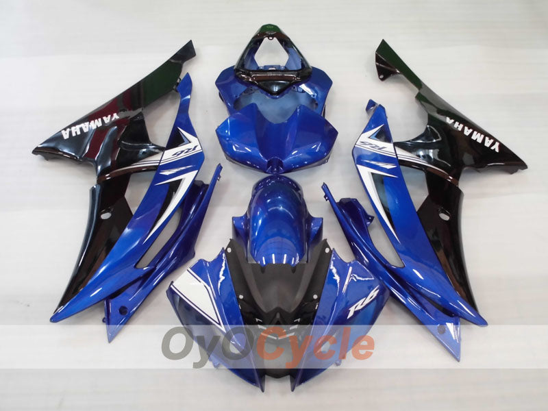 Kit carene a iniezione per YZF-R6 08-16 - Blu, Nero - Stile di fabbrica #OYO87905947 Immagine secondaria del prodotto
