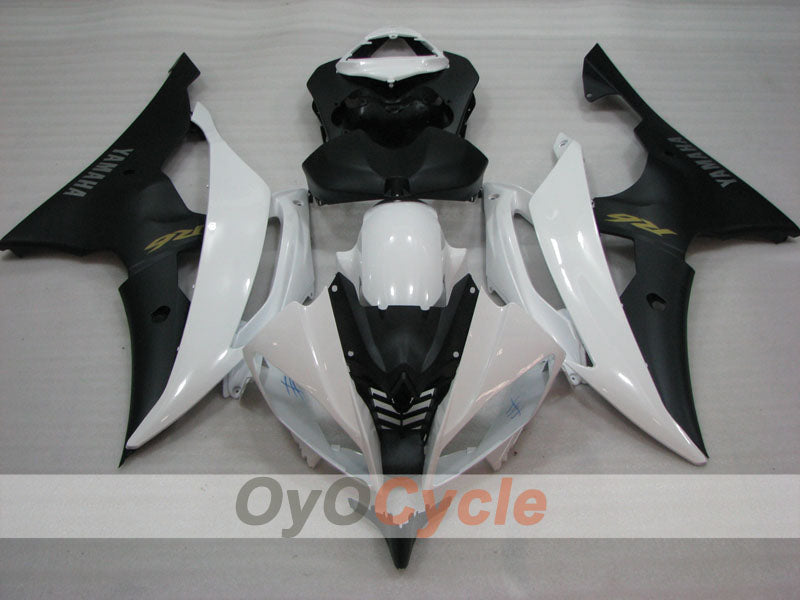 Kit carenatura a iniezione per YZF-R6 08-16 - Bianco, Nero, Opaco - Stile fabbrica #OYO87905949 Immagine secondaria del prodotto