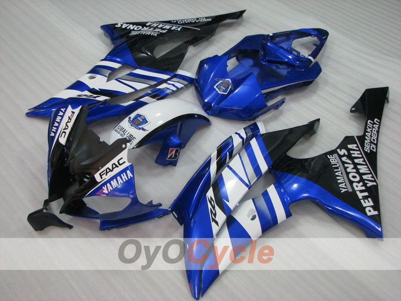 Kit carene a iniezione per YZF-R6 08-16 - Blu, Bianco, Nero - PETRONAS #OYO87905953 Immagine secondaria del prodotto
