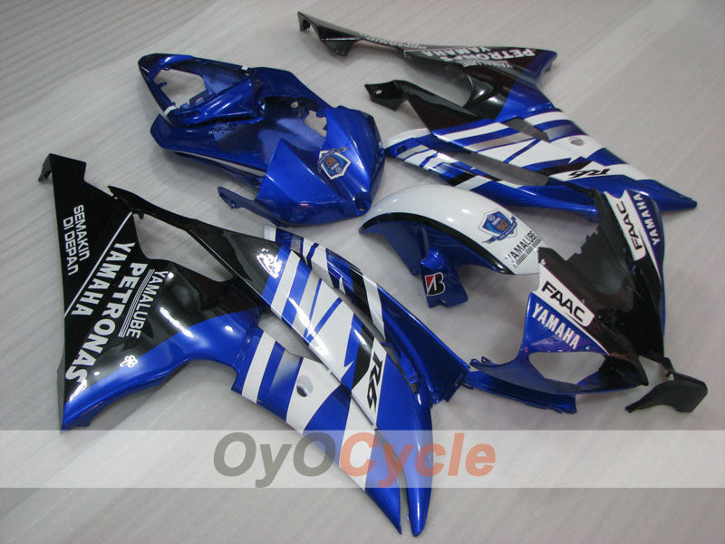 Kit carene a iniezione per YZF-R6 08-16 - Blu, Bianco, Nero - PETRONAS #OYO87905953 Immagine principale del prodotto