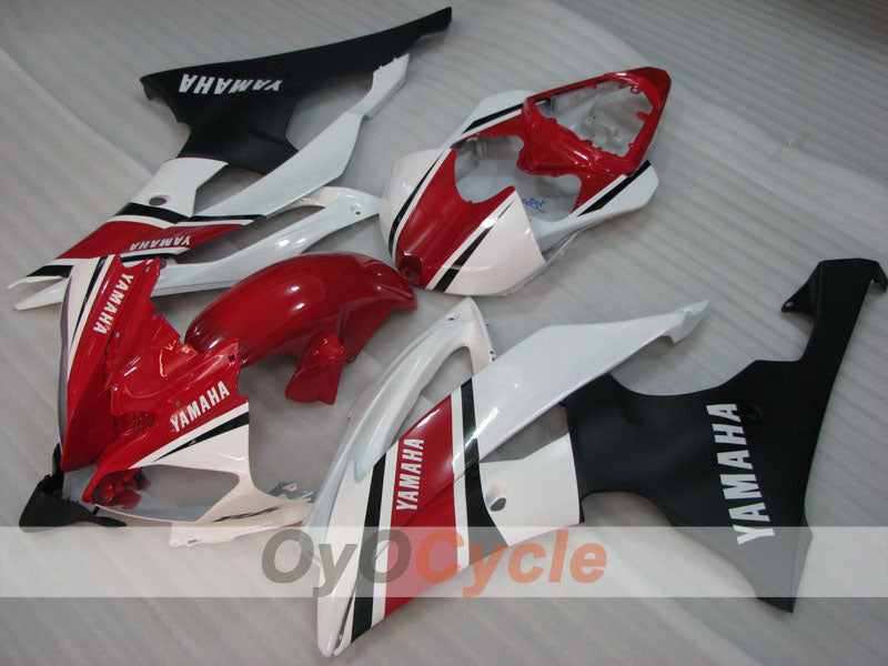 Kit carene a iniezione per YZF-R6 anni 08-16 - Rosso, Bianco, Nero - Stile Factory #OYO87905955 Immagine secondaria del prodotto