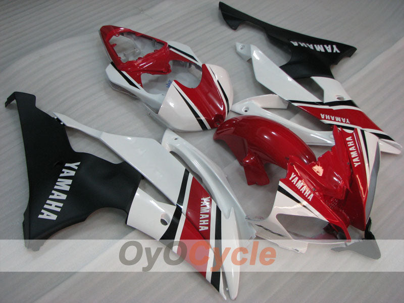 Kit carene a iniezione per YZF-R6 anni 08-16 - Rosso, Bianco, Nero - Stile Factory #OYO87905955 Immagine principale del prodotto