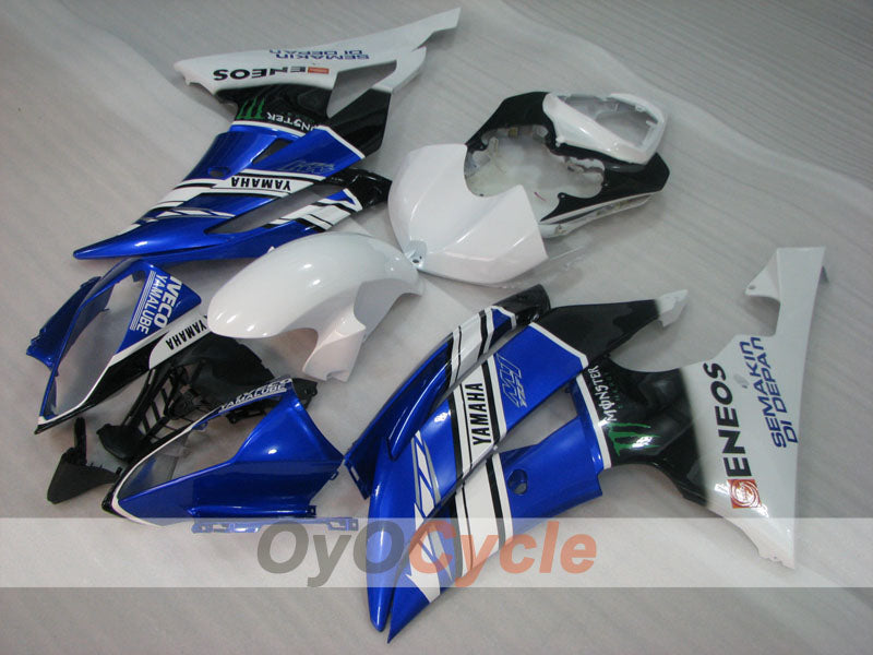 Kit carene a iniezione per YZF-R6 08-16 - Blu, Bianco, Nero - Monster #OYO87905956 Immagine secondaria del prodotto