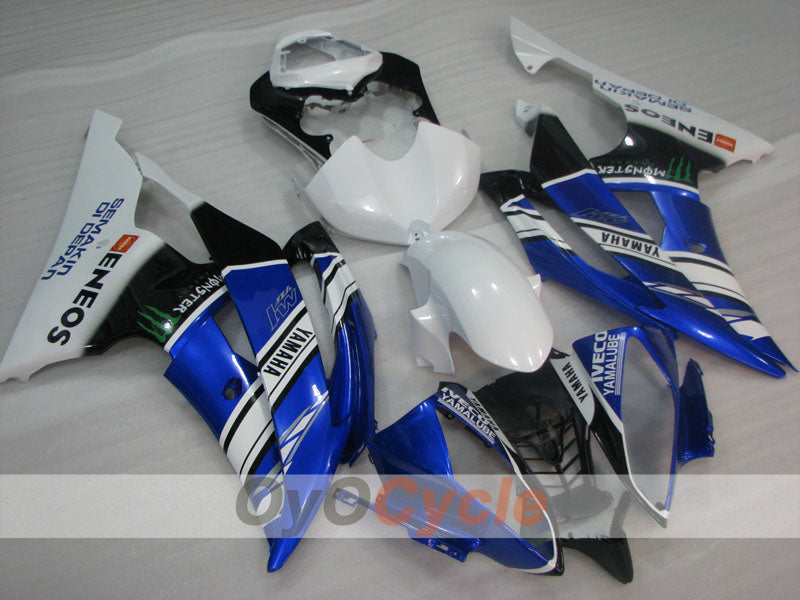 Kit carene a iniezione per YZF-R6 08-16 - Blu, Bianco, Nero - Monster #OYO87905956 Immagine principale del prodotto