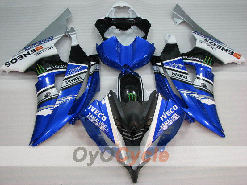 Kit Carene a Iniezione per YZF-R6 08-16 - Blu, Bianco, Nero - Monster #OYO87905957 Immagine secondaria del prodotto