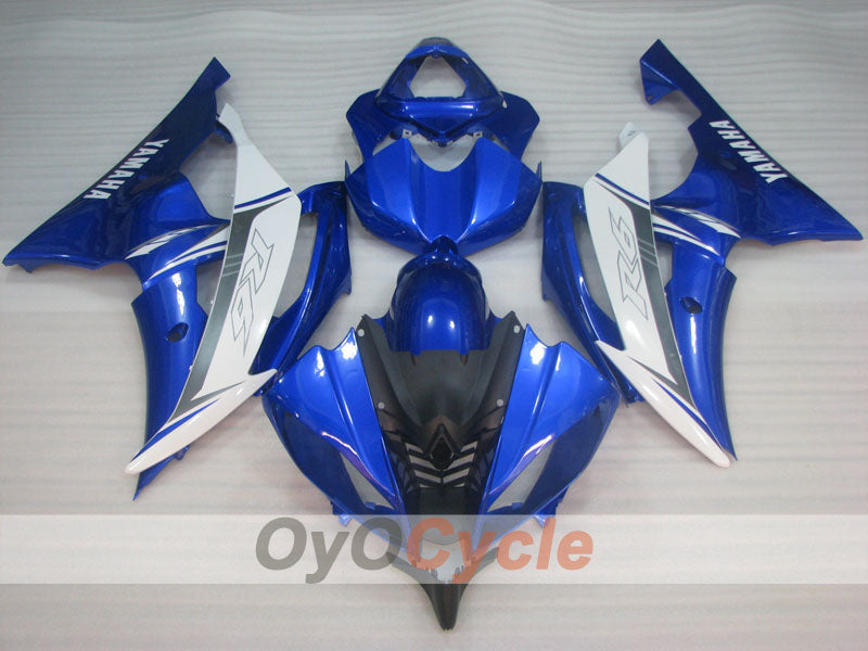 Kit carene a iniezione per YZF-R6 08-16 - Blu, Bianco, Nero - Stile di fabbrica #OYO87905958 Immagine secondaria del prodotto