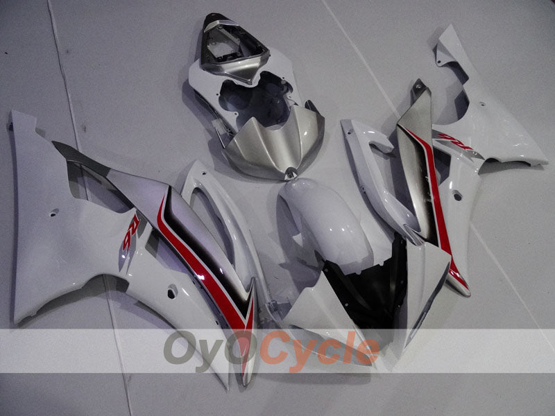 Kit Carenatura a Iniezione per YZF-R6 08-16 - Bianco, Argento - Stile di Fabbrica #OYO87905959 Immagine principale del prodotto