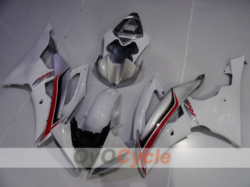 Kit Carenatura a Iniezione per YZF-R6 08-16 - Bianco, Argento - Stile di Fabbrica #OYO87905959 Immagine secondaria del prodotto