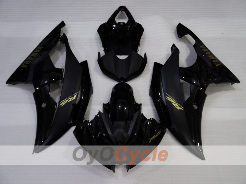 Carenatura completa a iniezione per YZF-R6 08-16 - Nera - Stile factory #OYO87905961 Immagine secondaria del prodotto