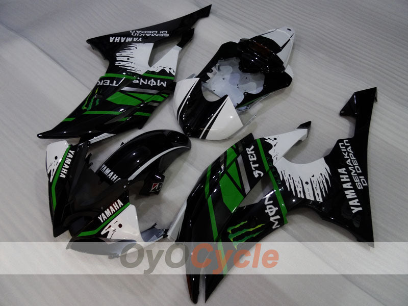 Kit carene a iniezione per YZF-R6 08-16 - Verde, Bianco, Nero - Monster #OYO87905963 Immagine secondaria del prodotto