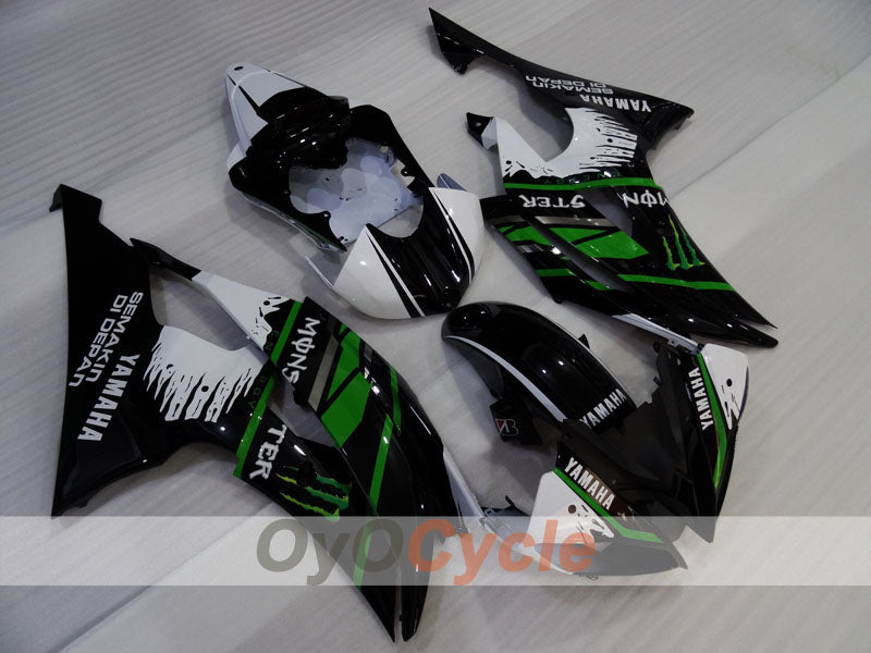 Kit carene a iniezione per YZF-R6 08-16 - Verde, Bianco, Nero - Monster #OYO87905963 Immagine principale del prodotto