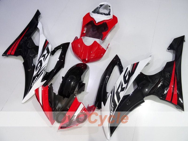 Kit carene a iniezione per YZF-R6 08-16 - Rosso, Bianco, Nero - Stile di fabbrica #OYO87905964 Immagine secondaria del prodotto