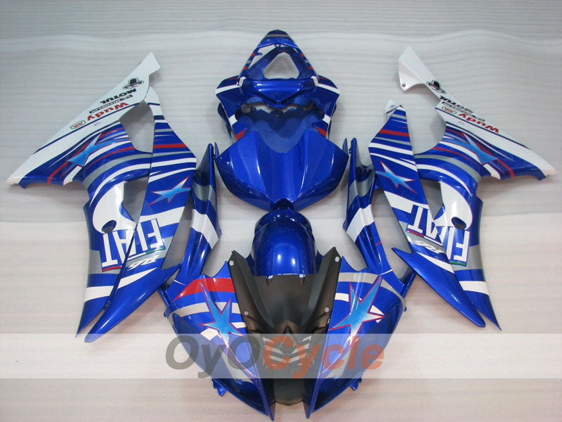 Kit carene a iniezione per YZF-R6 08-16 - Blu, Bianco - FIAT #OYO87905968 Immagine secondaria del prodotto