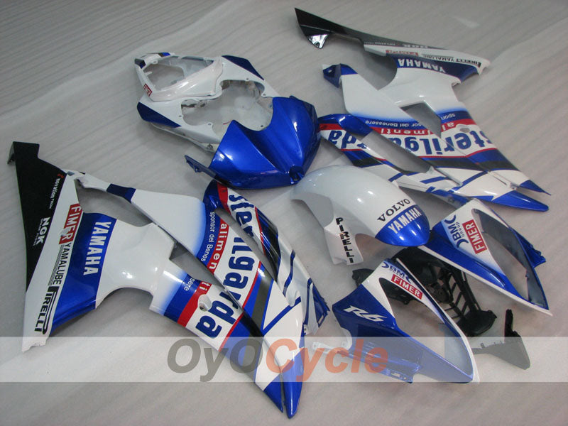 Kit carene a iniezione per YZF-R6 08-16 - Blu, Bianco - Sterilgarda #OYO87905972 Immagine principale del prodotto