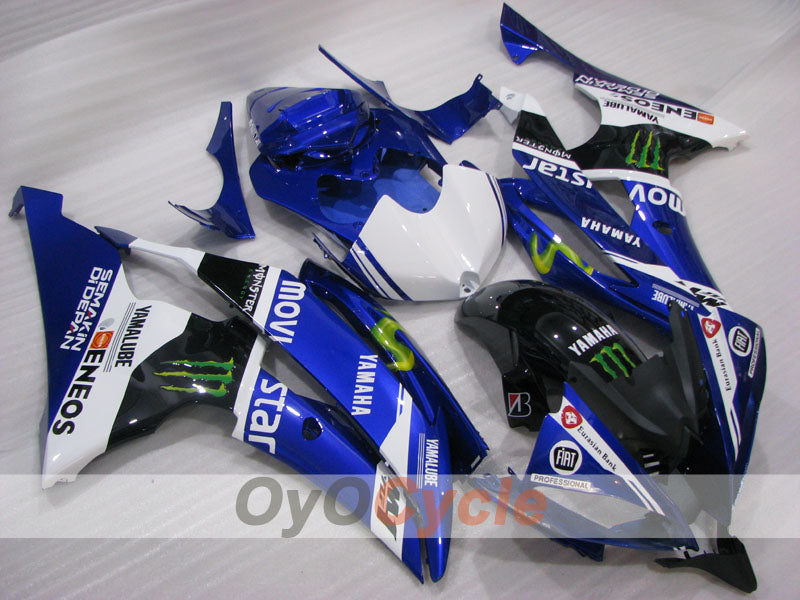 Kit carene a iniezione per YZF-R6 08-16 - Blu, Bianco - Movistar #OYO87905973 Immagine principale del prodotto