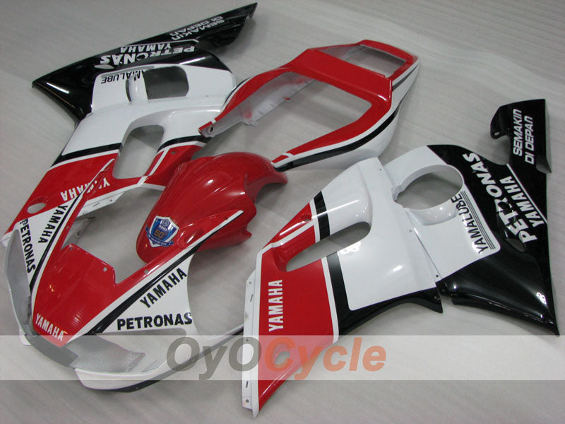 Kit carene a iniezione per YZF-R6 98-02 - Rosso, Bianco, Nero - PETRONAS #OYO87905979 Immagine secondaria del prodotto