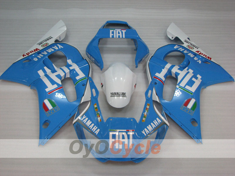 Kit carene a iniezione per YZF-R6 98-02 - Blu, Bianco - FIAT #OYO87905980 Immagine secondaria del prodotto
