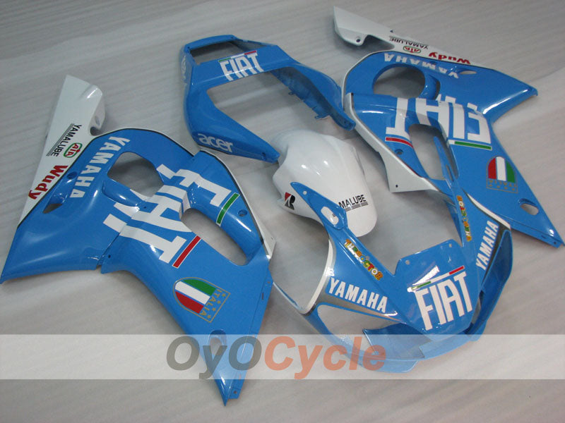 Kit carene a iniezione per YZF-R6 98-02 - Blu, Bianco - FIAT #OYO87905980 Immagine principale del prodotto