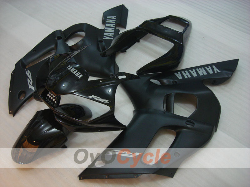 Kit carenatura a iniezione per YZF-R6 98-02 - Nero, Opaco - Stile originale #OYO87905985 Immagine secondaria del prodotto