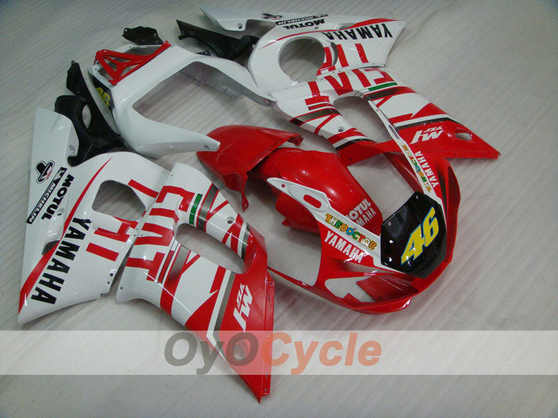 Kit carene a iniezione per YZF-R6 98-02 - Rosso, Bianco - FIAT #OYO87905993 Immagine principale del prodotto